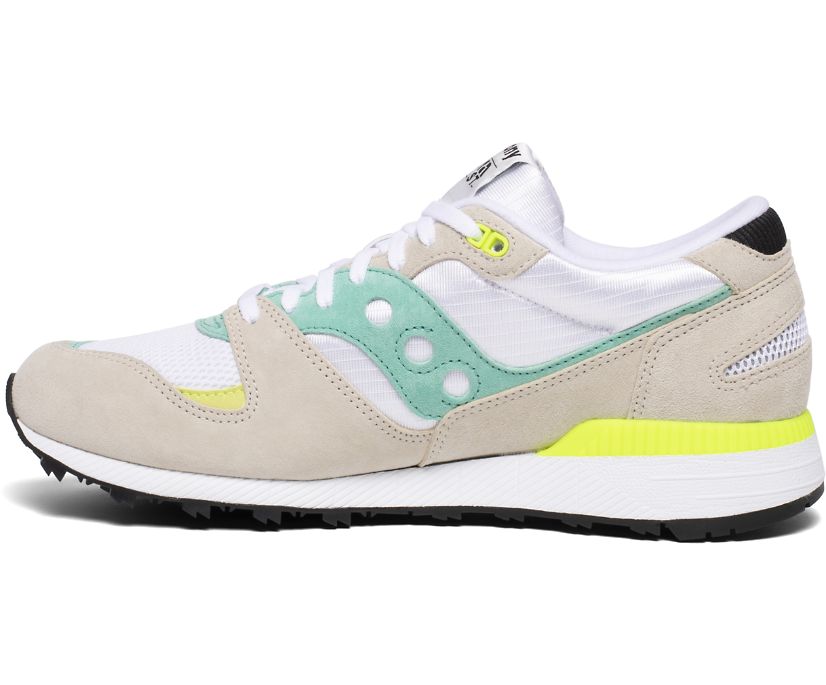 Saucony Azura Premium Leather Muške Cipele Bež Plave Žute | H67WN24G