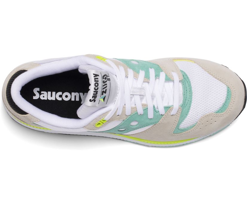 Saucony Azura Premium Leather Muške Cipele Bež Plave Žute | H67WN24G