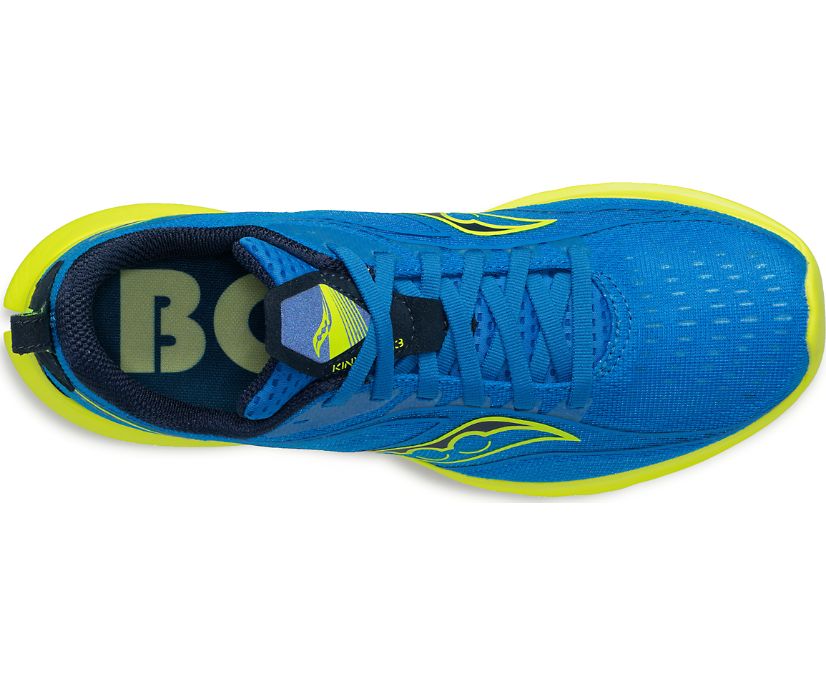 Saucony Boston Kinvara 13 Muške Tenisiće Plave Žute | SSI7KPOB