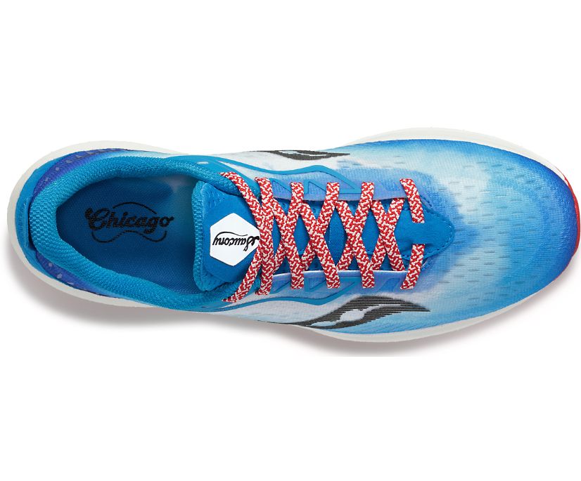 Saucony Chicago Endorphin Speed 2 Ženske Tenisiće Plave Crvene | HZ6Z0KUR