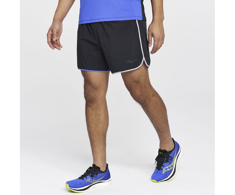 Saucony Dash 5\' Short Muške Hlače Crne | HDNICVHY