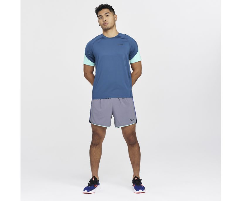 Saucony Dash 5' Short Muške Hlače Tamno Sive | HQ4Q2IQD