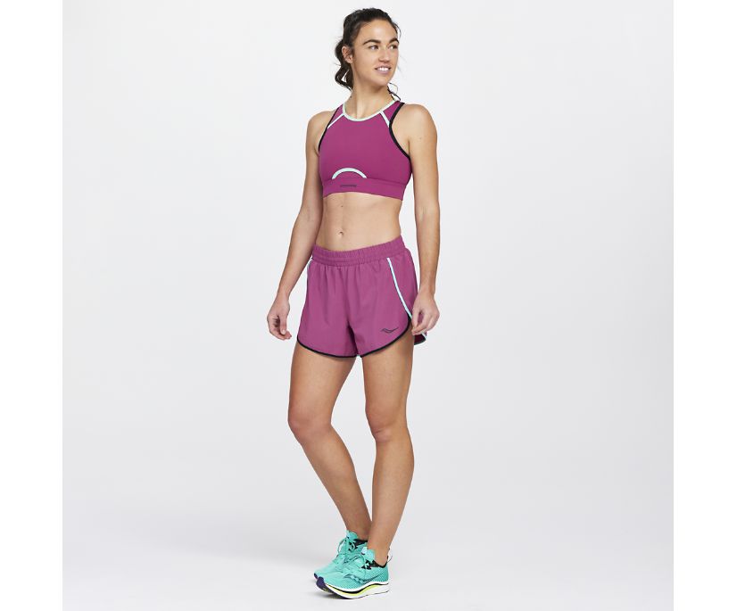 Saucony Dash Bra Top Ženske Bras Roze | 47RV6G5L