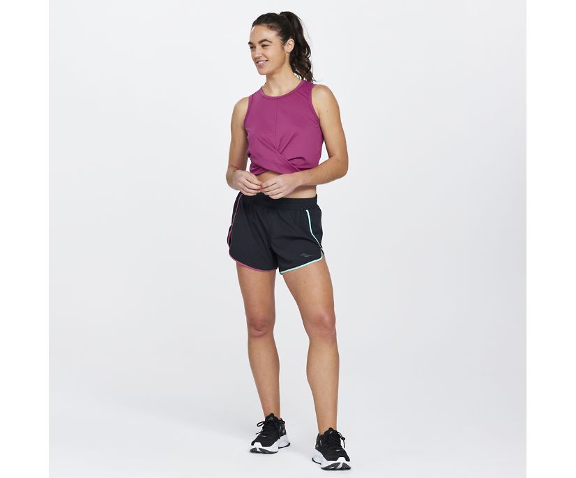 Saucony Dash Crop Top Ženske Tops Roze | EEC07PXA