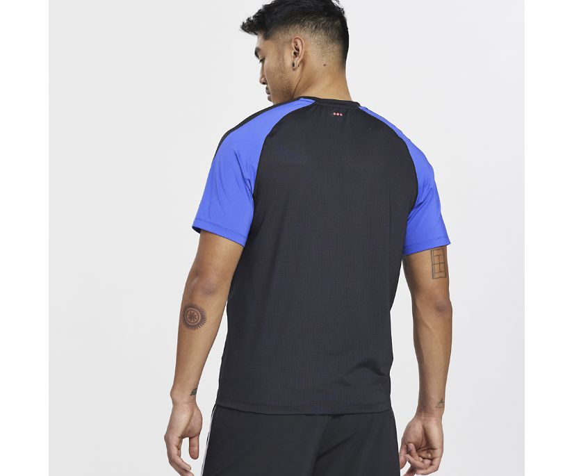 Saucony Dash Short Sleeve Muške Tops Crne | C38V3EYN