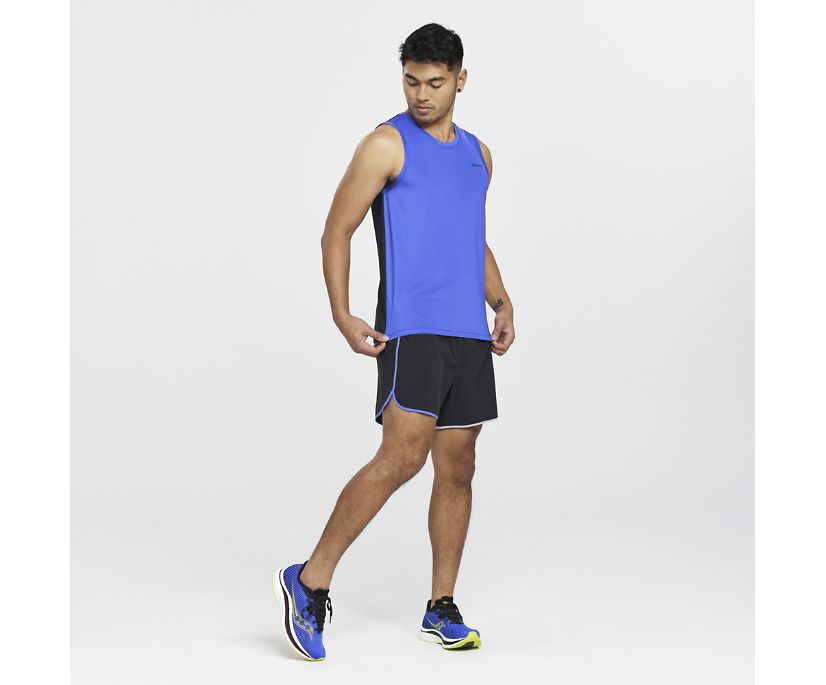 Saucony Dash Tank Muške Tops Plave | 297E5O1Y