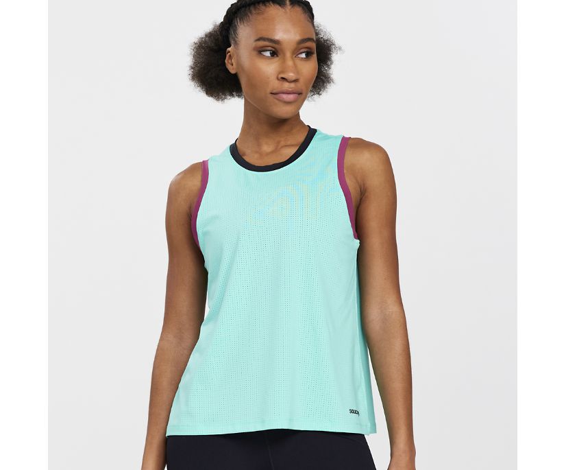 Saucony Dash Tank Ženske Tops Menta | 2C7YE81R