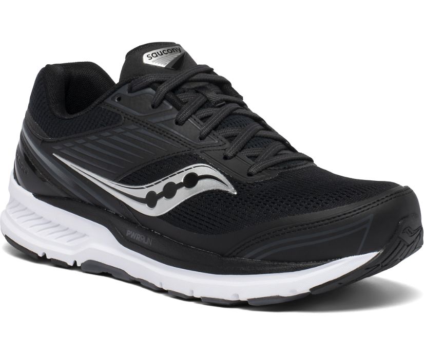 Saucony Echelon 8 Wide Muške Cipele Crne Bijele | 4LQLKDIM