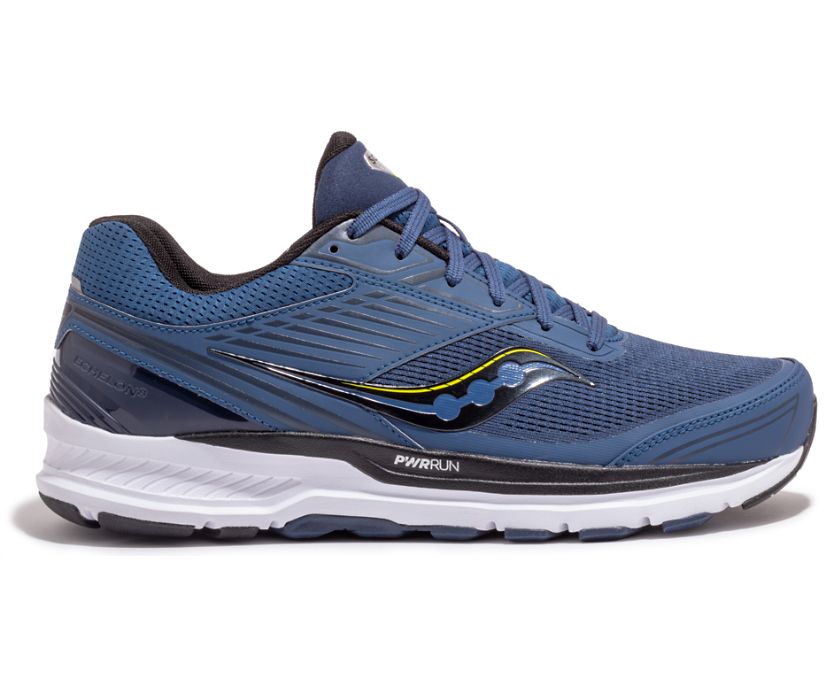 Saucony Echelon 8 Wide Muške Cipele Tamnoplave Crne | G11NBIZ0