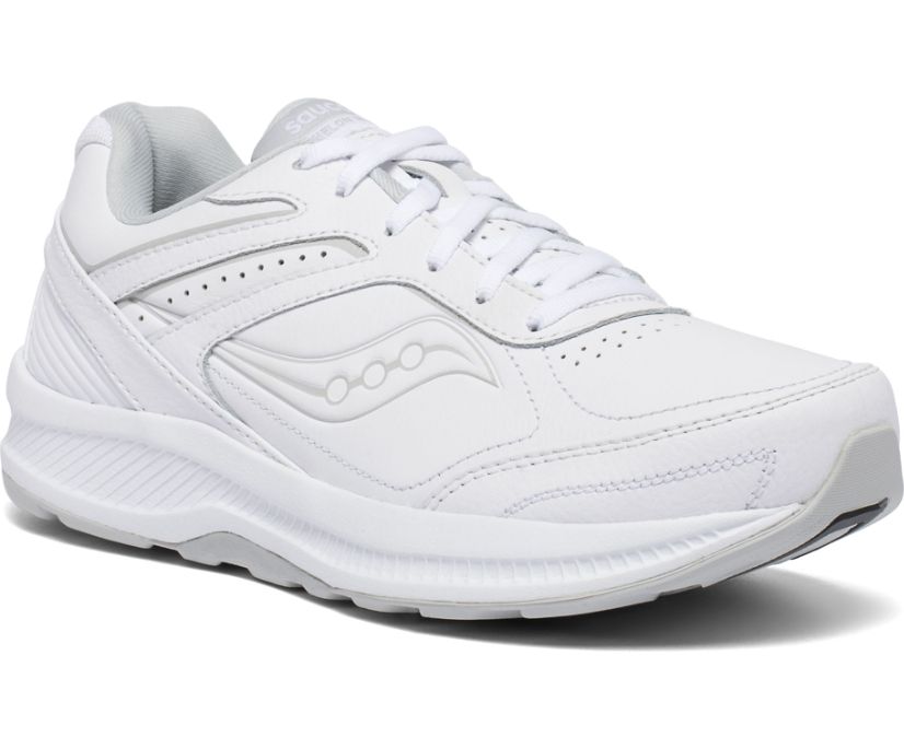 Saucony Echelon Walker 3 Wide Ženske Cipele Bijele | 5U1H7GSF