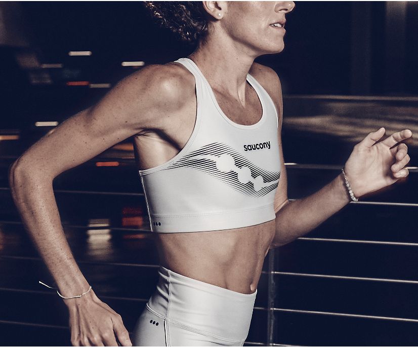 Saucony Endorphin Pro+ Skyrocket Bra Ženske Tops Bijele | AW0SIZ2F