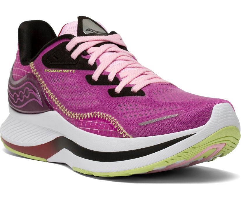 Saucony Endorphin Shift 2 Ženske Tenisiće Ljubičaste Svijetlo Zelene | BAFBMVMO