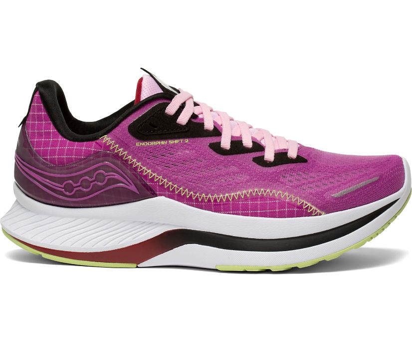 Saucony Endorphin Shift 2 Ženske Tenisiće Ljubičaste Svijetlo Zelene | BAFBMVMO