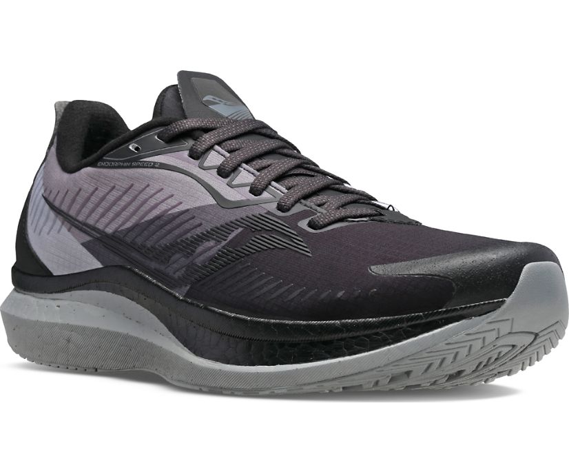 Saucony Endorphin Speed 2 RUNSHIELD Ženske Tenisiće Crne Sive | EZKTDKJI