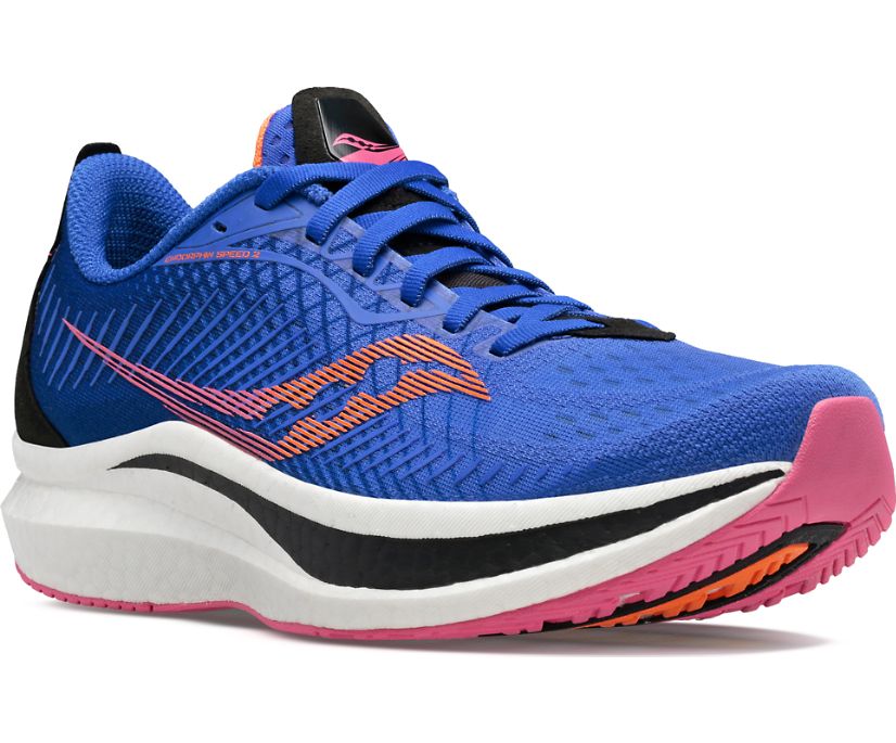 Saucony Endorphin Speed 2 Ženske Tenisiće Plave Narančaste | QUTSYRLE