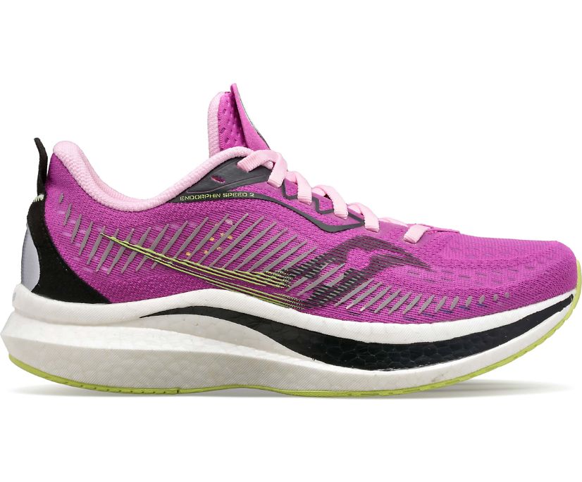 Saucony Endorphin Speed 2 Ženske Tenisiće Ljubičaste Žute | XLGKR3AB