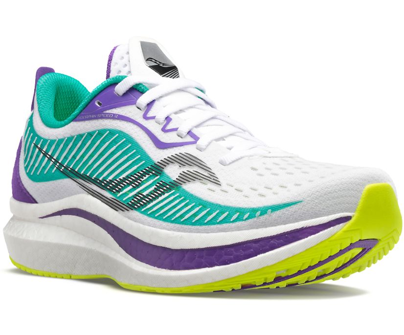 Saucony Endorphin Speed 2 Ženske Tenisiće Bijele Zelene | XRGMUHLX