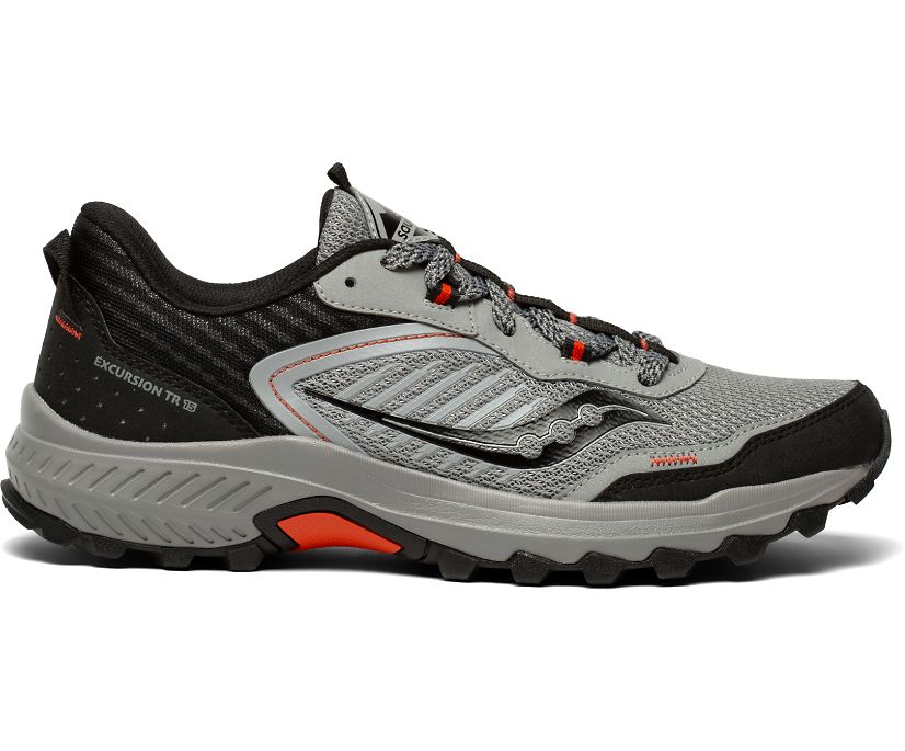 Saucony Excursion TR15 Muške Trail Tenisice Sive Crvene | 21DLE8OB