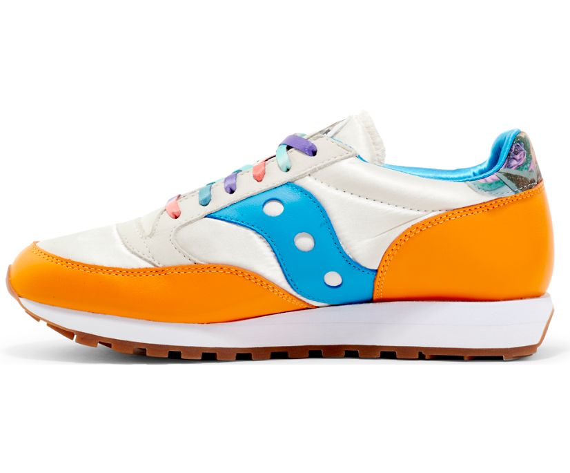 Saucony Fiona Jazz 81 Muške Cipele Bijele Narančaste | ME6FMJQE