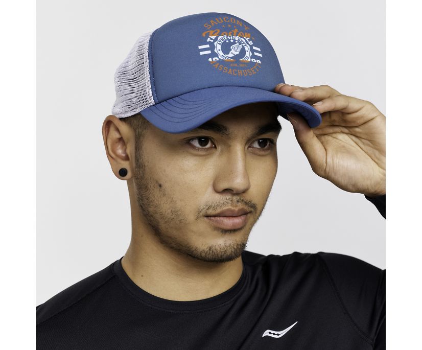 Saucony Foamie Trucker Hat Muške Šeširi Tamnoplave | NV27K1AA