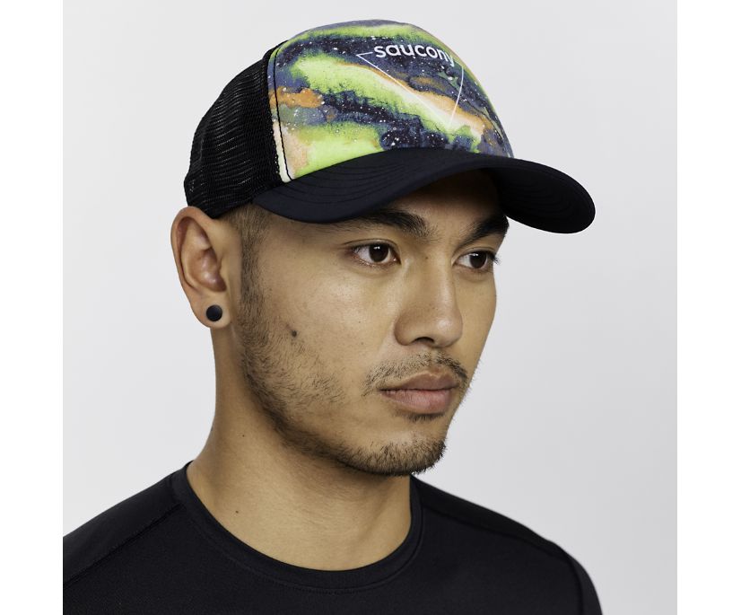 Saucony Foamie Trucker Hat Muške Šeširi Crne | V7TKXJ1S