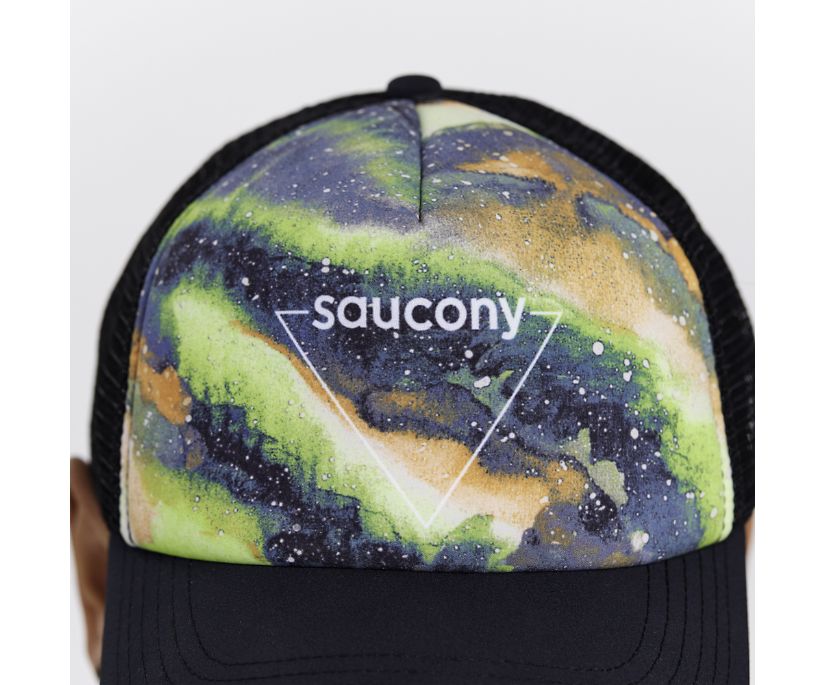 Saucony Foamie Trucker Hat Muške Šeširi Crne | V7TKXJ1S