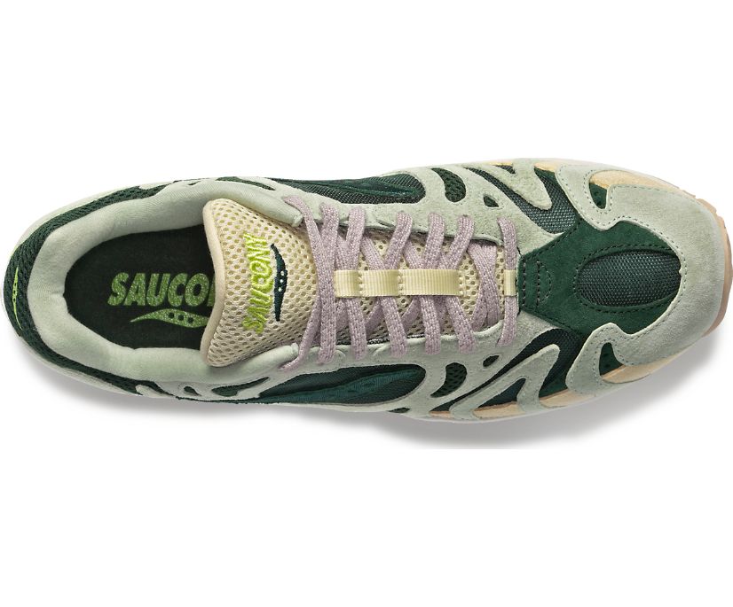 Saucony Grid Azura 2000 Muške Cipele Svijetlo Zelene Tamno Zelene | OFVGAFNH