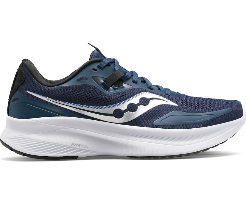 Saucony Guide 15 Muške Cipele Za Hodanje Tamnoplave Srebrne | 79BOM6HY