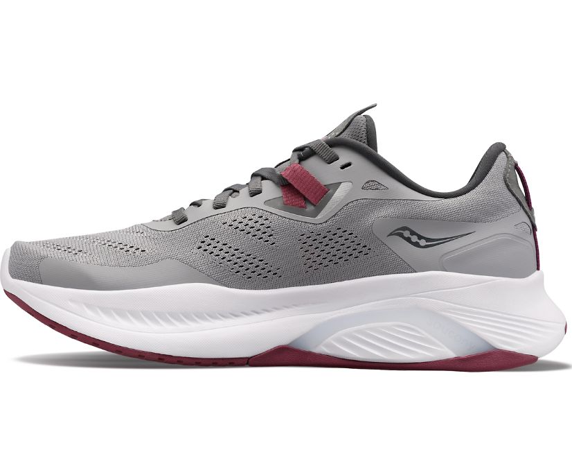 Saucony Guide 15 Wide Ženske Tenisiće Sive Bordo | HWGPXHP4