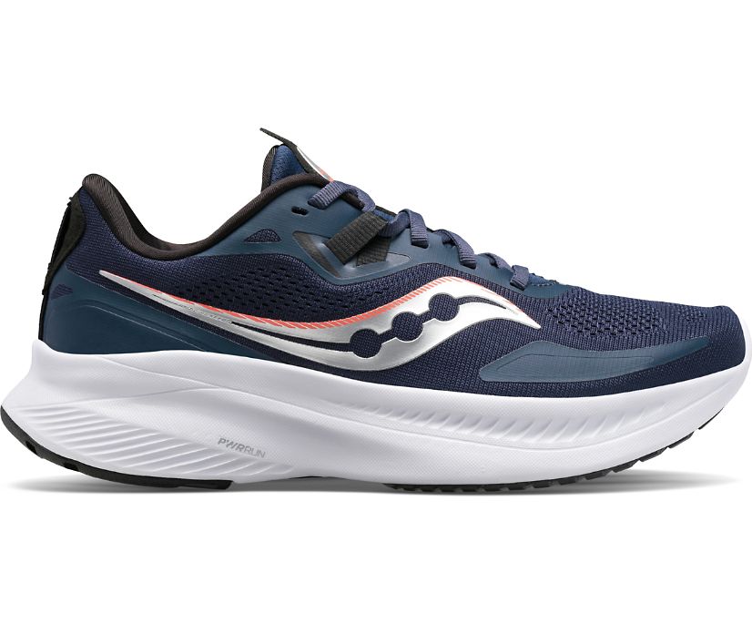 Saucony Guide 15 Ženske Cipele Za Hodanje Tamnoplave Srebrne | H8T5XEVH