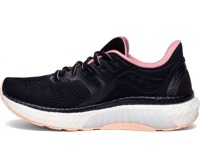 Saucony Hurricane 23 Wide Ženske Cipele Crne Roze | LM3UY9B1