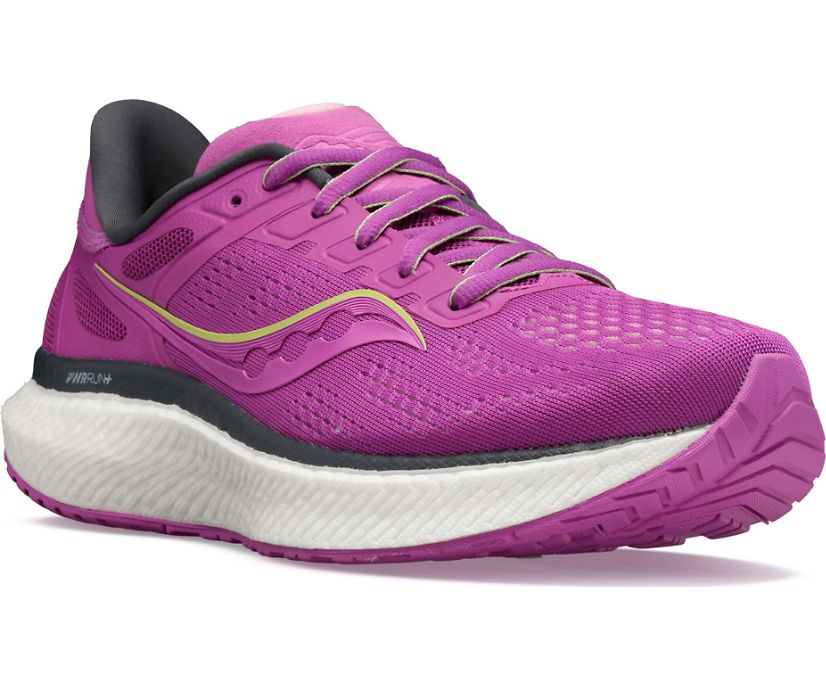 Saucony Hurricane 23 Ženske Tenisiće Ljubičaste Žute | P9IPPYKT