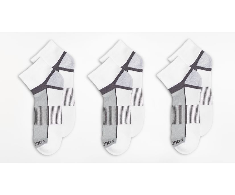 Saucony Inferno Quarter 3-Pack Socks Ženske Čarape Bijele | EAQM5CHK