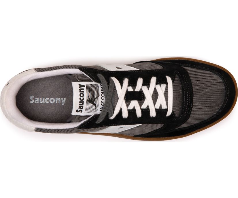 Saucony Jazz Court Ženske Cipele Crne Srebrne | IHIYNF9E