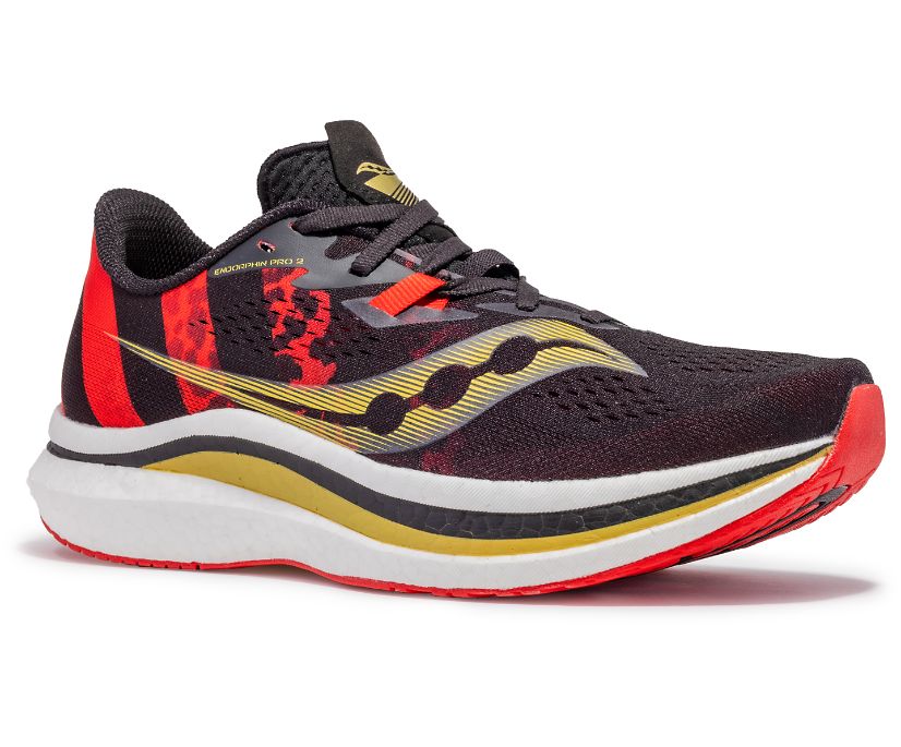 Saucony Kellen Endorphin Pro 2 Muške Tenisiće Crne Crvene | LW38PC3H