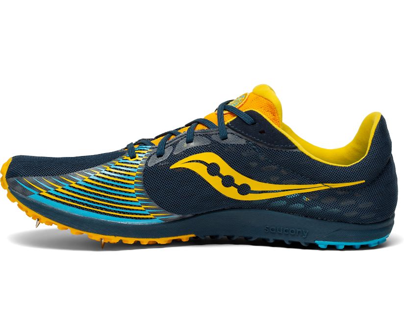 Saucony Kilkenny XC9 Flat Muške Tenisiće Ljubičaste Žute | M167QRDH