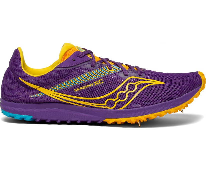 Saucony Kilkenny XC9 Flat Ženske Tenisiće Ljubičaste Žute | H67401IR