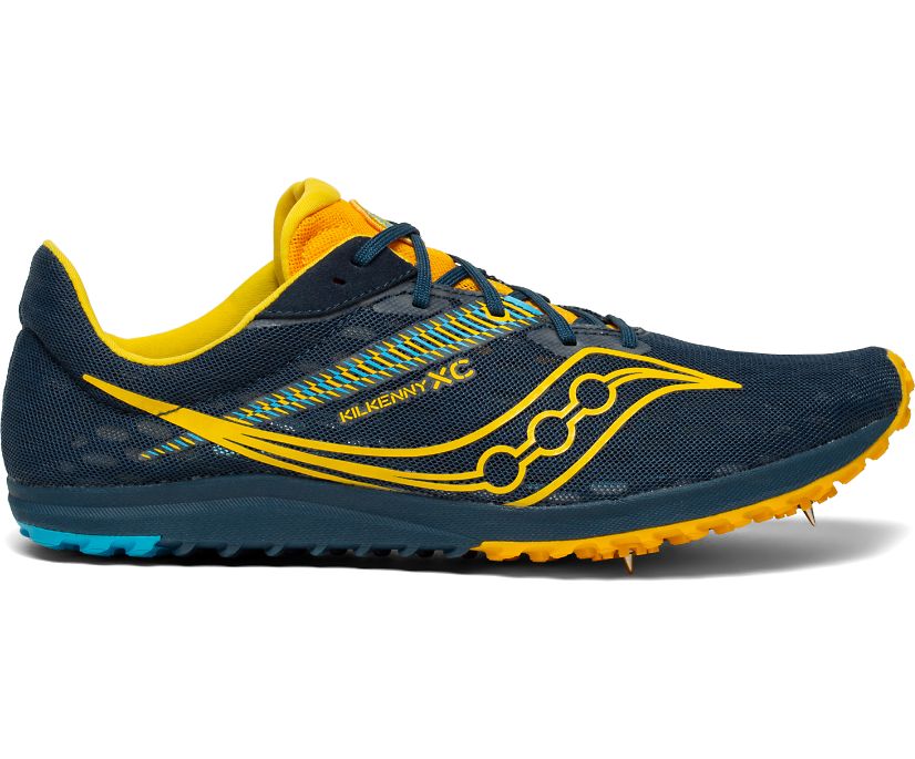 Saucony Kilkenny XC9 Spike Muške Tenisiće Ljubičaste Žute | SGL7SY3W