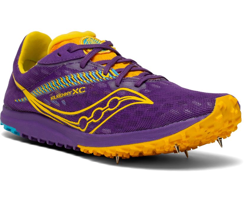 Saucony Kilkenny XC9 Spike Ženske Tenisiće Ljubičaste Žute | VXB29KOC