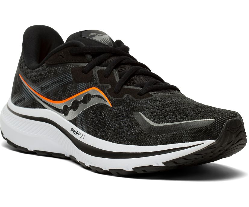 Saucony Omni 20 Wide Muške Tenisiće Crne Bijele | 6P92N8IM