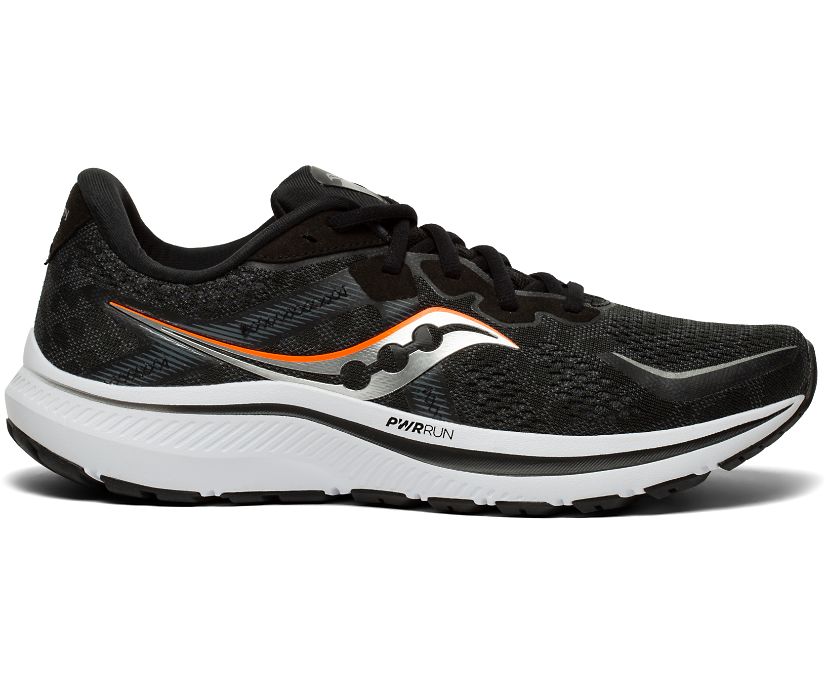 Saucony Omni 20 Wide Muške Tenisiće Crne Bijele | 6P92N8IM