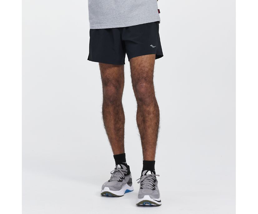 Saucony Outpace 5\' Short Muške Hlače Crne | PH20BN6E