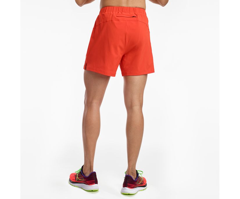 Saucony Outpace 5' Short Muške Hlače Crvene | V1D39D1Q