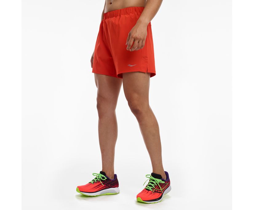 Saucony Outpace 5\' Short Muške Hlače Crvene | V1D39D1Q