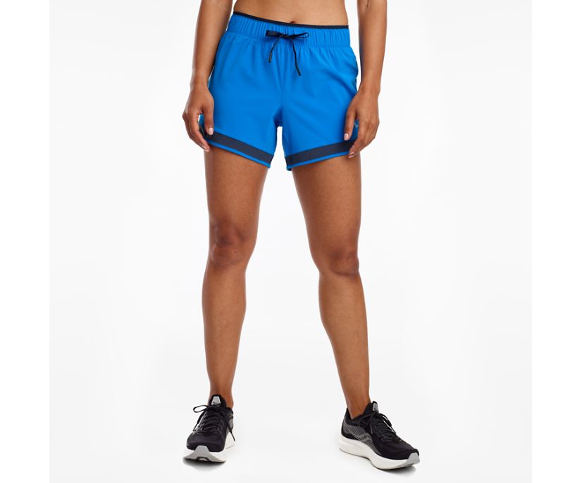 Saucony Outpace 5\' Short Ženske Hlače Plave | 4XAWUBGR