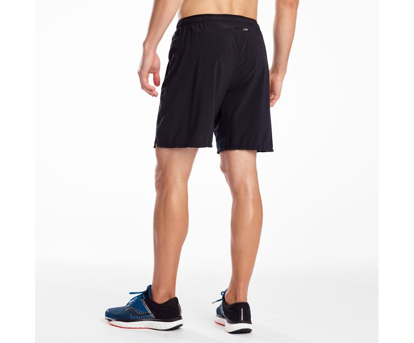 Saucony Outpace 7' Short Muške Hlače Crne | ROYUQS3U