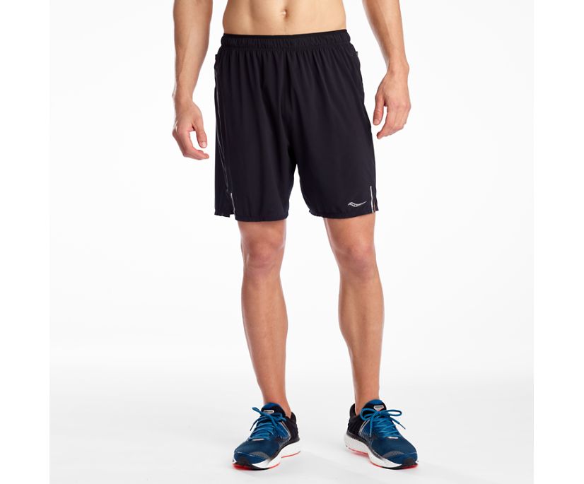 Saucony Outpace 7\' Short Muške Hlače Crne | ROYUQS3U