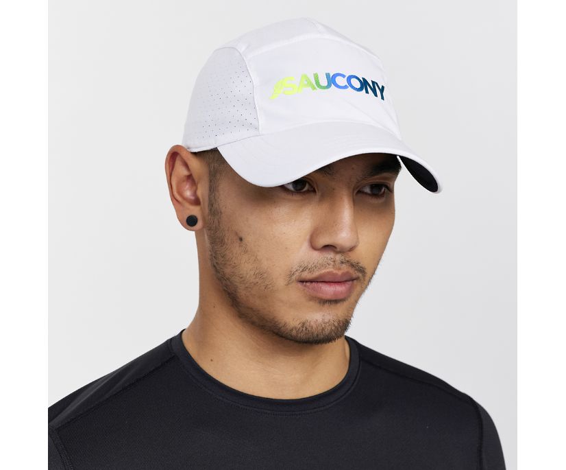 Saucony Outpace Hat Muške Šeširi Bijele | 9TODOF1Z