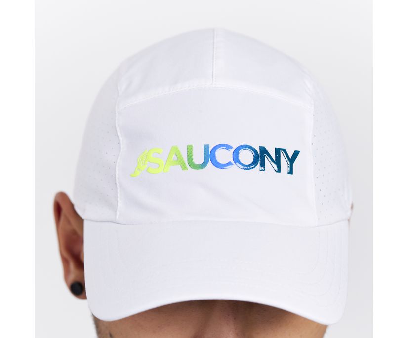 Saucony Outpace Hat Muške Šeširi Bijele | 9TODOF1Z