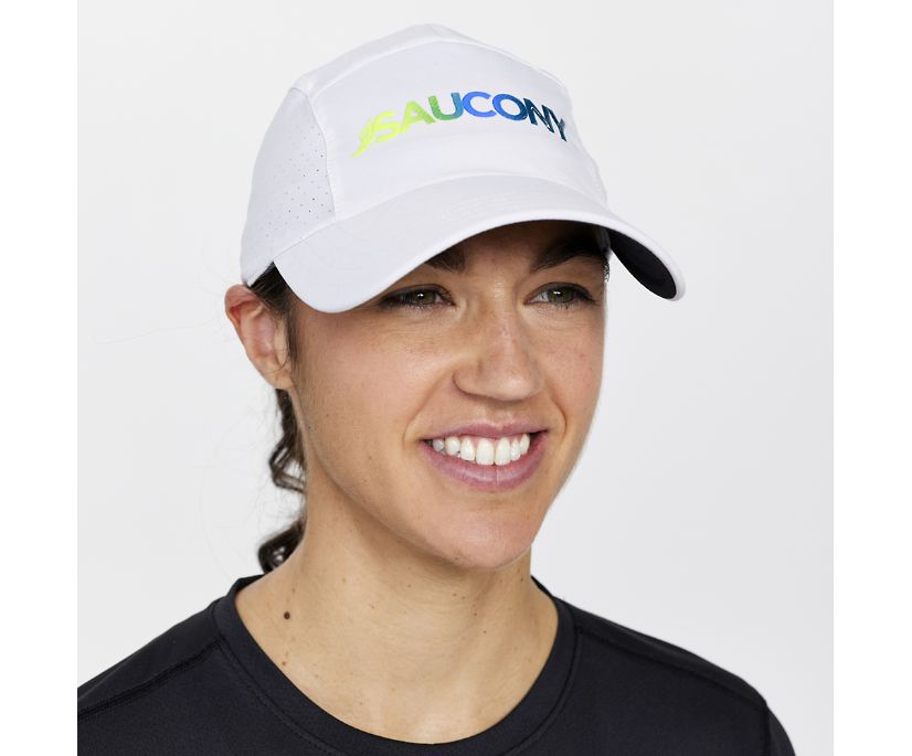 Saucony Outpace Hat Muške Šeširi Bijele | 9TODOF1Z